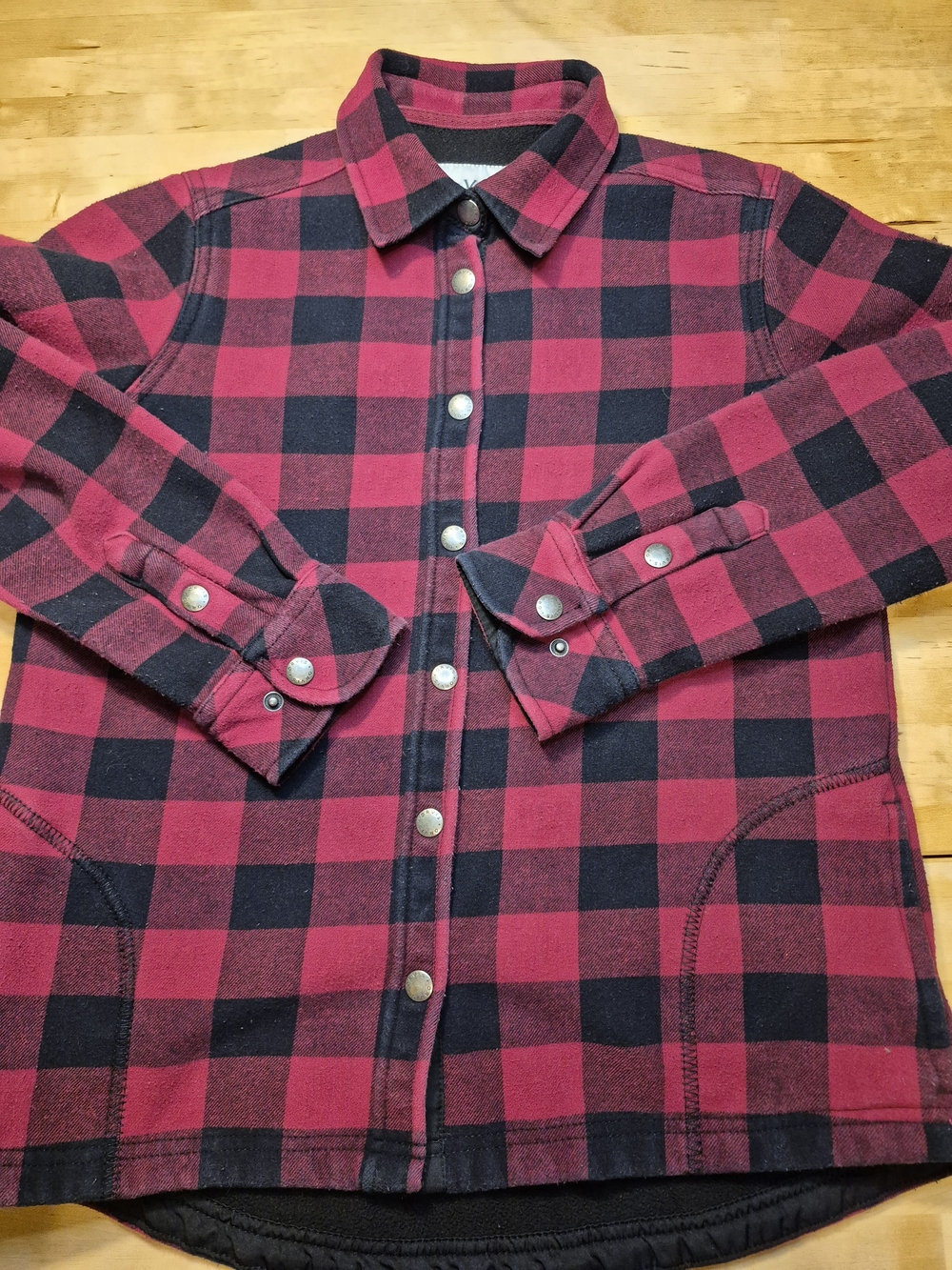 Orvis Black and Red Buffalo Plaid Utility Jacket